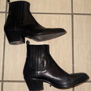 Maje cowboy ankle boots